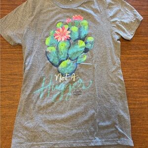Gray Cactus Graphic Women's Tee